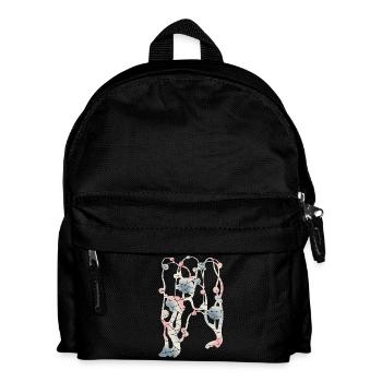 Plum Blossom Mosaic Pattern – Plant | Pastel - Kids' Backpack - black - Front