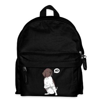 German Pointer Dog German Shorthair - Kids' Backpack - black - Front