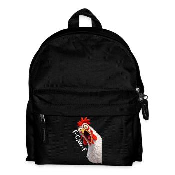F-Caw-F poulet Humour adulte Coq drôle Fcawf - Sac à dos Enfant - noir - Devant