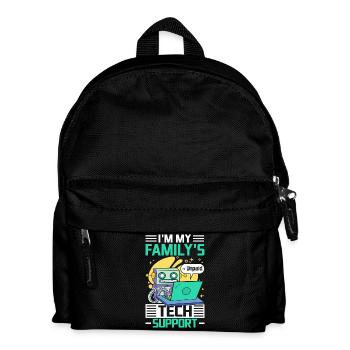 Robo de support technique familial - Sac à dos Enfant - noir - Devant