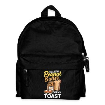 Peanut Butter & Jam Partner Look Design - Kids' Backpack - black - Front