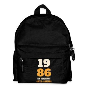 1986 Ein verdammt guter Jahrgang 40. Geburtstag - Kinder Rucksack - Schwarz - Vorne