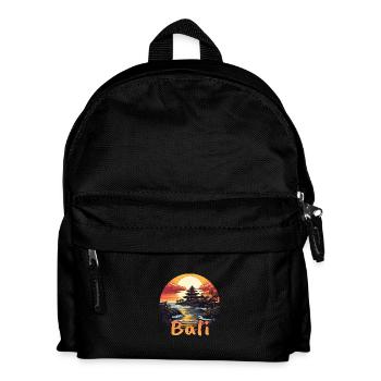 Bali Sunset: All about beach holidays - Kids' Backpack - black - Front
