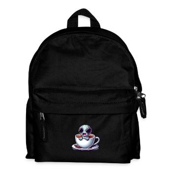 Alien Coffee Lover Caffeine Shock - Kids' Backpack - black - Front