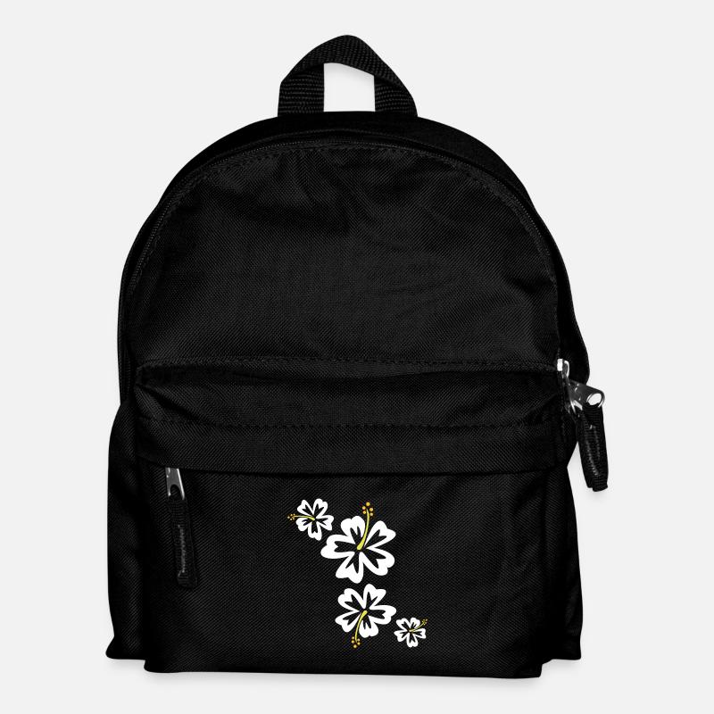 Hawaii Flower - Kinder Rucksack - Schwarz