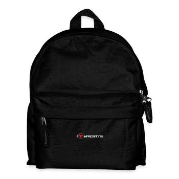 I love Hardstyle - Kinder Rucksack - Schwarz - Vorne
