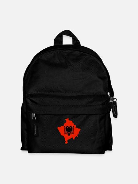Kosovo Albanien - Kinder Rucksack - Schwarz