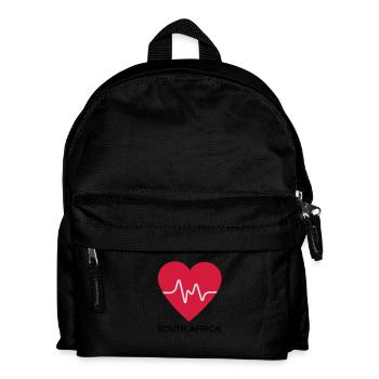 Coeur Afrique du Sud - Sac à dos Enfant - noir - Devant