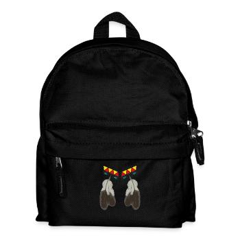 indianische ornamente - Kinder Rucksack - Schwarz - Vorne