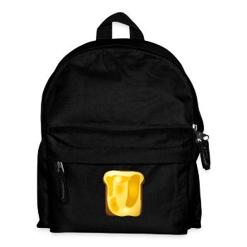 Smiley Toast - Kids' Backpack - black - Front