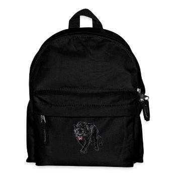 Panther - Kinder Rucksack - Schwarz - Vorne