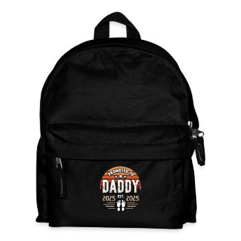 Promoted to Daddy Est. 2025 - Kids' Backpack - black - Front