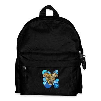 Géométrie du chien - Sac à dos Enfant - noir - Devant