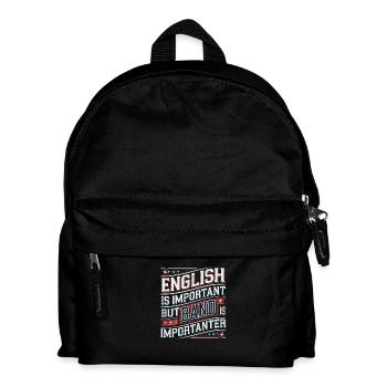Fun design for musicians - Kids' Backpack - black - Front