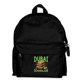 Dubai Chocolate - Chocolate Fun - Kids' Backpack - black - Front