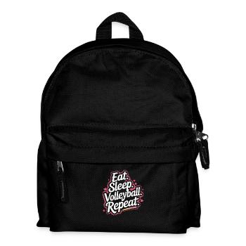 Volleyball Spieler Beach Volleyball Volleyballer - Kinder Rucksack - Schwarz - Vorne