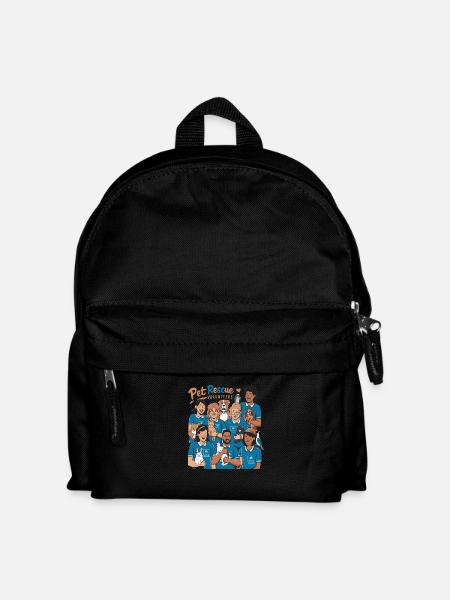Second Chance Heroes Freiwillige zur Rettung von Haustieren - Kinder Rucksack - Schwarz