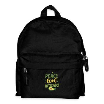 Peace Love Anwalt - Kinder Rucksack - Schwarz - Vorne