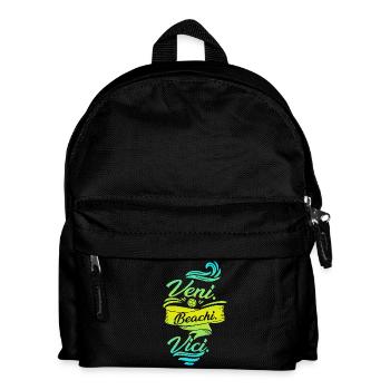 Beachhandball - Kinder Rucksack - Schwarz - Vorne