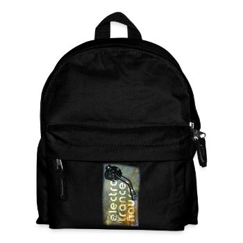 electro trance house - Kids' Backpack - black - Front