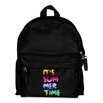 It's Summer Time - Kinder Rucksack - Schwarz - Vorne