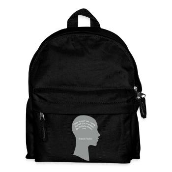 der_kopf_ist - Kinder Rucksack - Schwarz - Vorne