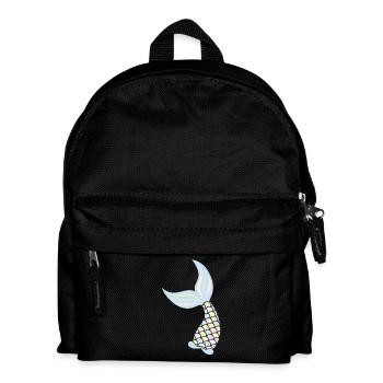 Meerjungfrau - Kinder Rucksack - Schwarz - Vorne
