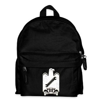 Zunftzeichen KFZ-Mechaniker grunge - Kinder Rucksack - Schwarz - Vorne