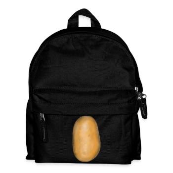 Kartoffel Gemüse Kartoffeln Speise Nahrung Bio - Kinder Rucksack - Schwarz - Vorne