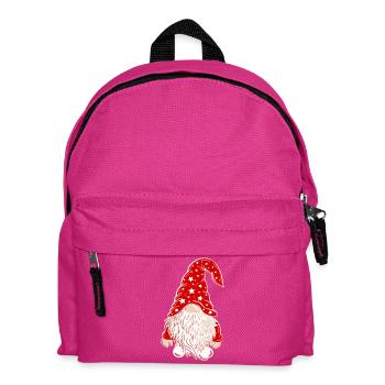 Christmas Gnome Xmas Dwarf - Kids' Backpack - fuchsia - Front