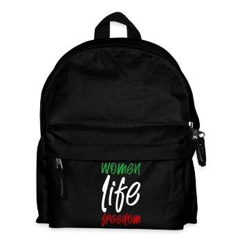 Women Life Freedom - Kinder Rucksack - Schwarz - Vorne