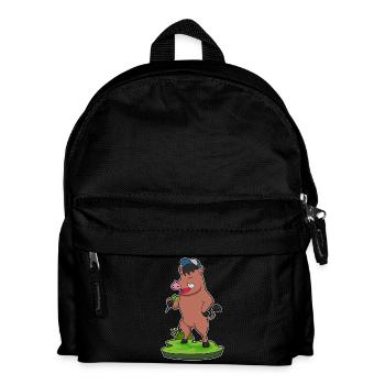 Eber Dart Dartpfeil - Kinder Rucksack - Schwarz - Vorne