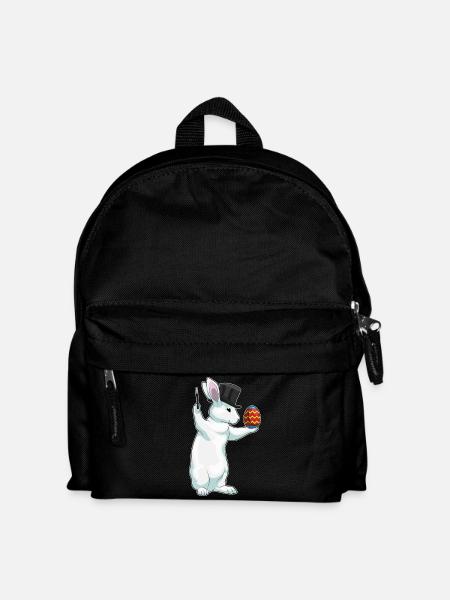 Hase Ostern Zauberer - Kinder Rucksack - Schwarz