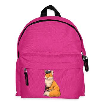 Fox Painter Peinture Pinceau - Sac à dos Enfant - fuchsia - Devant