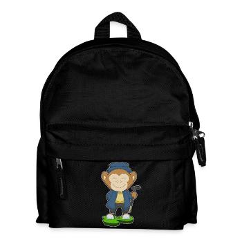 Monkey Pensioner Walking Stick - Kids' Backpack - black - Front