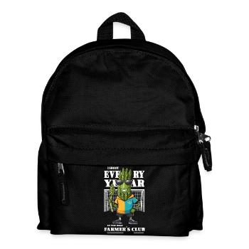Spargel Verein - Kinder Rucksack - Schwarz - Vorne