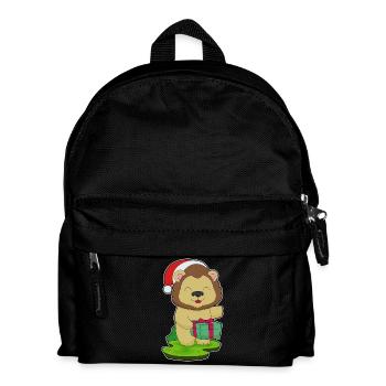 Löwe Weihnachten Paket - Kinder Rucksack - Schwarz - Vorne