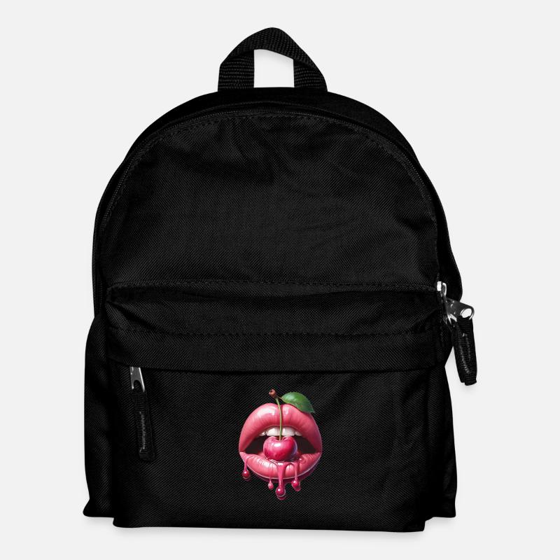bouche cerise - Sac à dos Enfant - noir