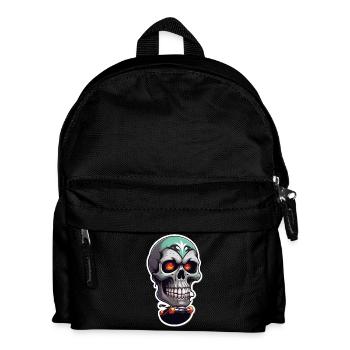 Skull Skater - Kids' Backpack - black - Front