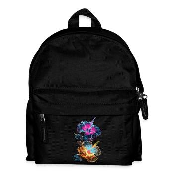 Orchideen für eine Floristin - Kinder Rucksack - Schwarz - Vorne