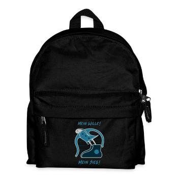 Ma volonté ! Ma victoire ! - Sac à dos Enfant - noir - Devant