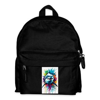 Shark | Great White Shark | Sea Creature | Fish - Kids' Backpack - black - Front