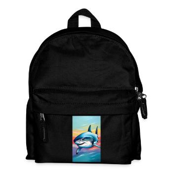 Shark | Great White Shark | Sea Creature | Fish - Kids' Backpack - black - Front