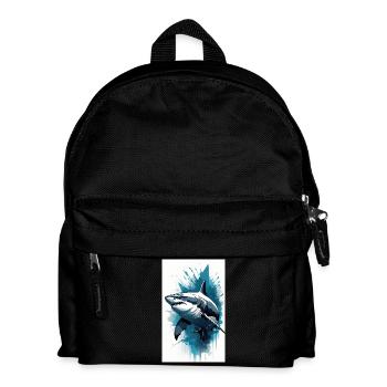 Shark | Great White Shark | Sea Creature | Fish - Kids' Backpack - black - Front
