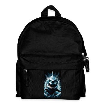 Shark | Great White Shark | Sea Creature | Fish - Kids' Backpack - black - Front