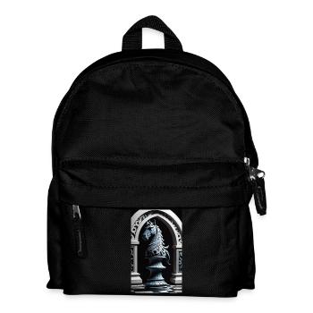 Chess | Chess piece | Chess player - Kids' Backpack - black - Front