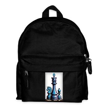 Chess | Chess piece | Chess player - Kids' Backpack - black - Front