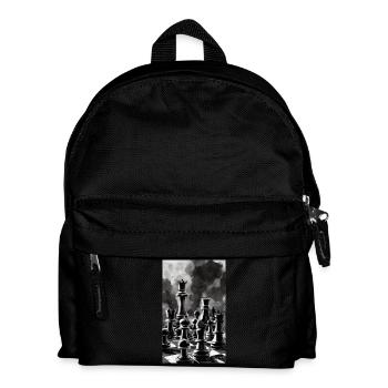 Chess | Chess piece | Chess player - Kids' Backpack - black - Front
