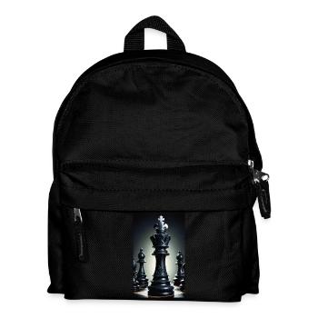 Chess | Chess piece | Chess player - Kids' Backpack - black - Front