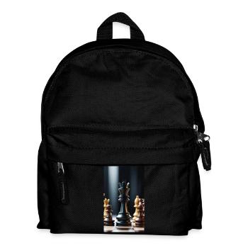 Chess | Chess piece | Chess player - Kids' Backpack - black - Front